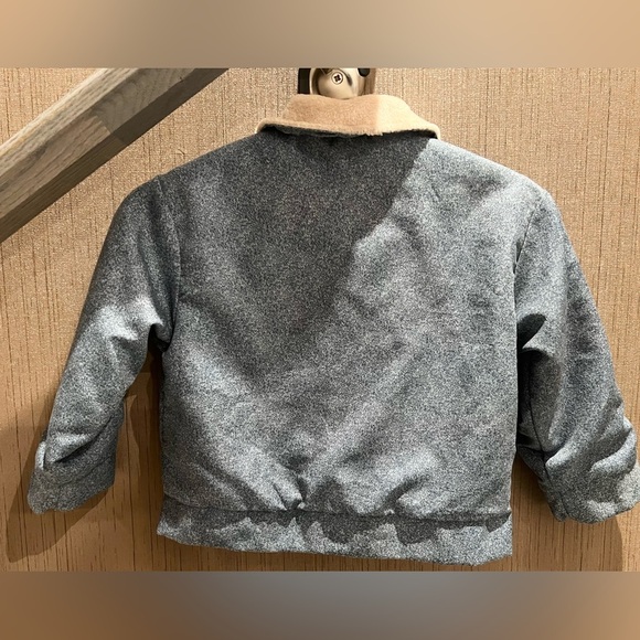 SHEIN Blue Denim Jacket with Cream Fleece Lining - Picture 3 of 5